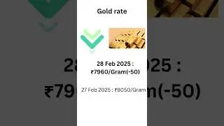28 Feb 2025 Gold and Silver Price Today #goldprice #silverprice #chennaigoldprice #money #trading
