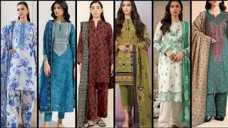 Printed Suit Design/Long Shirt Design 2025/New Dress Design 2025/Simple Suit Design