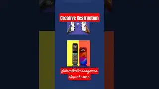 Creative Destruction  Explained under 2 minutes| MBA Concept