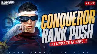CONQUEROR RANK PUSH W/GENZ SQUAD🫡|GENZESPORTS|BGMI LIVE