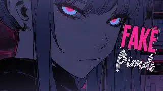 ♪ Nightcore - FAKE FRIENDS &rarr; AViVA (Lyrics)