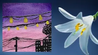 Cityscape Painting | Night City Drawing