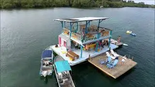 Floating Bar in Bocas del Toro, Panama (May 2023)