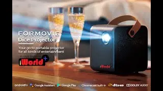 Formovie Dice Portable Smart Projector with androidtv and Google Assistant voice control Xiaomi