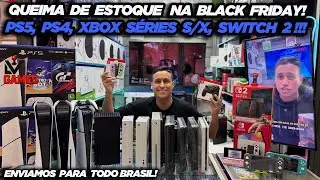 QUEIMA DE ESTOQUE NA BLACK FRIDAY! PS5, PS4, XBOX SÉRIES S/X E SWITCH!!! LV GAMES