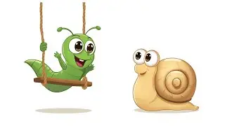 Worm Aur Snail Ki Mazedar Dosti | Funny Cartoon Short