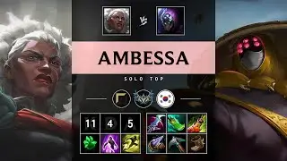 Ambessa Top vs Jax - KR Challenger Patch 25.19