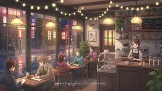 Evening Cafe Lofi Chill Beats ( 1 hour )
