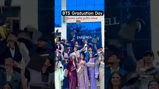 Students are excited for farewell | Graduation day #shorts #trending #graduationday #farewell #fun