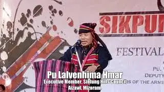 Pu Lalvenhima Hmar speech on the occasion of Sikpui Ruoi 2019, Diphu.