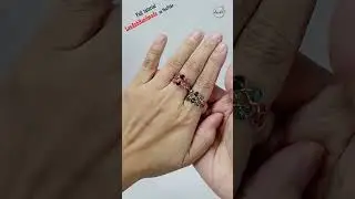 4 - strand braid ring - Free tutorial video link above the title  #shortsvideo #diy #handmade