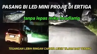 PASANG MINI PROJIE DI ERTIGA GL AT 2013