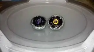 Beyblade Metal Fight 4D / Fury Battle : BB-122 Diablo Nemesis X:D VS BB-118 Phantom Orion B:D