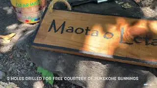Our Home Made House Sign | Fale Samoa