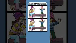 Find 2 Difference Family Fun Mini Mind Workout Video with Answers