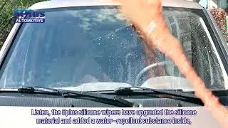 Silicone-coated wiper blades