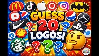 Guess the LOGO! KIDOVIA TV (20 Brands)