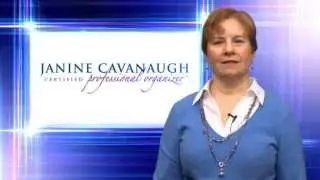 Certified Professional Organizer, Janine Cavanaugh