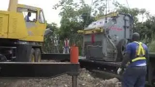 ARMADO DE TRITURADORA DE 22 TONELADAS CON GRUA DE 80 TONELADAS