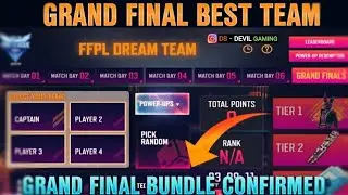 Grand Final Best Team // FFPL Grand Final Best Team Free Fire// Reedem code FFPL DreamTeam #d2garmy