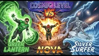 Who Wins? Green Lantern vs Nova vs Silver Surfer | Ultimate Cosmic Battle