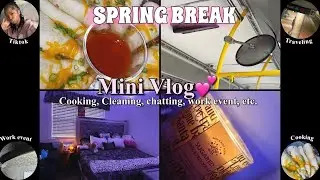 𝐒𝐩𝐫𝐢𝐧𝐠 𝐁𝐫𝐞𝐚𝐤 𝐦𝐢𝐧𝐢 𝐕𝐥𝐨𝐠 🥰💗| Cooking,cleaning, chatting,work event+more | 𝐊𝐢𝐚𝐊𝐎𝐟𝐂𝐨𝐮𝐫𝐬𝐞