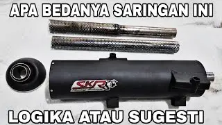 APA BEDANYA SARINGAN SETENGAH PIPA DENGAN SARINGAN FULL .? MARI KITA BAHAS DALAM VIDEO KNALPOT VARIO
