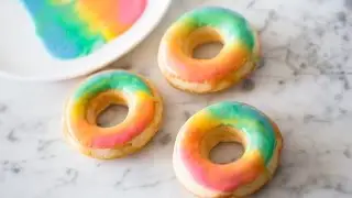 How to Make Rainbow Donuts