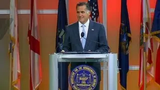 Romney gets booed during NAACP speech