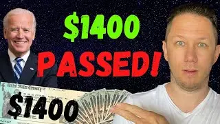 FINALLY!! $1400 PASSES! $1400 Third Stimulus Check Update + $3,600 Child Checks