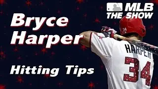 MLB 15 The Show - BRYCE HARPER hitting tips