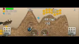 Hill Climb Racing 1.58.0 (~180 fps): Super Offroad + Mudpool 56892m (full run)