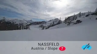 035 Nassfeld &ndash; Ski__Luuz | Slope 7 Garnitzen-Alm-Abfahrt | Red or rather Blue