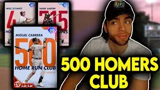 We used players in the 500 HOMER CLUB for my 500th RANKED GAME! | MLB the Show 21