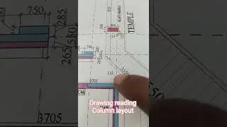 column layout drawing reading