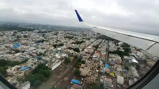 Fantastic Bird's-eye View of Indore City, Landing in Devi Ahilyabai Holkar Airport