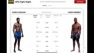 Chidi Njokuani vs Jared Gooden Prediction #ufcvegas98 #chidinjokuani #jaredgooden
