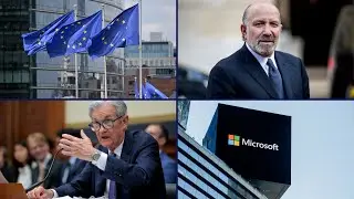 Bloomberg News Now: EU Tariff Tensions and Global Cyberattack Shake Markets