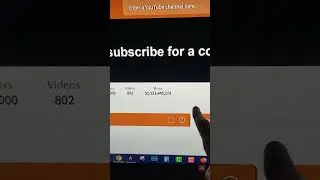 Check live subscriber count of any YouTube channel #youtube  #subscribercount #channel