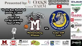 Varsity Boys Basketball vs Cedar Cliff - Presented by 11 Oaks Farms in Newville - (Jan. 21, 2026)