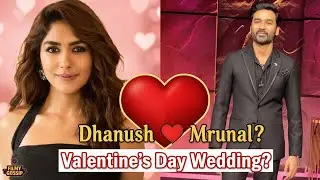 Dhanush–Mrunal Thakur Wedding Buzz on Valentine’s Day? Bollywood Media Claims