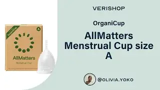 OrganiCup AllMatters Menstrual Cup size A Review