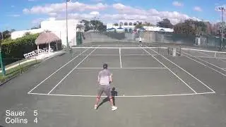 Men's 55 Singles Semi-Final at World Tennis Club, Naples, Florida 2020.