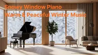 Snowy Window Piano | Warm & Peaceful Winter Music