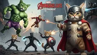 CAT TITANS UNLEASHED! 🔥 The Marvel Cat Tournament Begins!