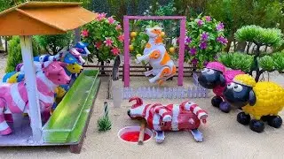 PROSES POTONG SAPI QURBAN !! SIMULASI POTONG SAPI COW MILK COW CARTOON