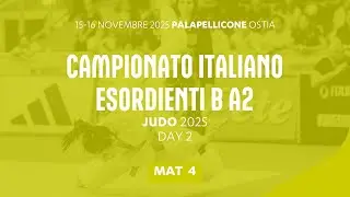 🥋 Judo 👉 Campionato Italiano Esordienti B A2 2025 🟢 Tatami4 ➡️ DAY2