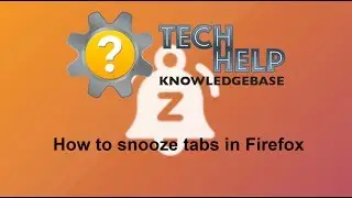 How to snooze tabs in Firefox