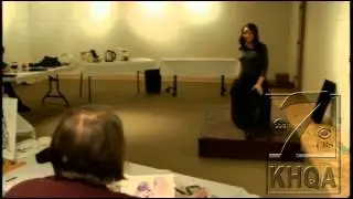 Live figure drawing at Quincy Art Center