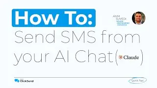 Send SMS via AI Chat (Claude) | Introducing ClickSend MCP Server